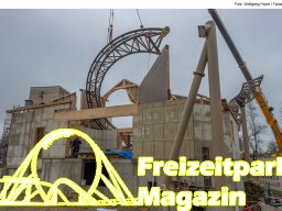 Aufbau des Themenbereichs „Sonnenbucht“ in FANTASIA (Dezember 2024)